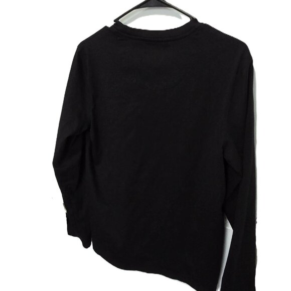 Sonoma Pajama Top Black Long Sleeves Mens Size Small - Picture 2 of 3